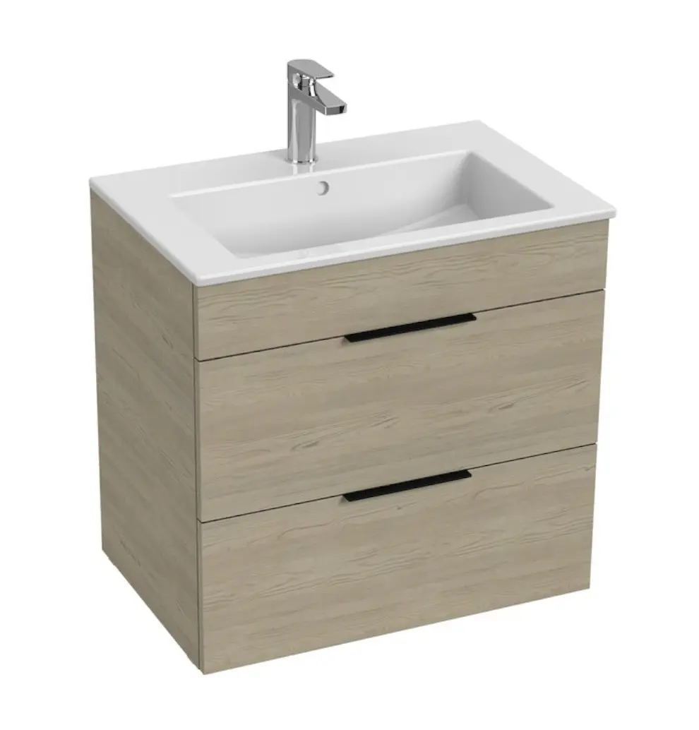 Jika Cube - izlietne ar zemizlietnes skapi 65x43x61 cm, osis H4536021765141