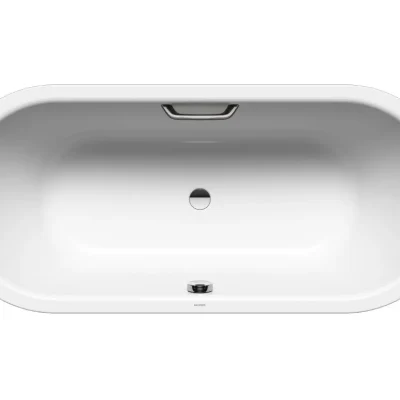 Kaldewei Ambiente - Classic Duo Oval 113, 170x75 cm, ar rokturu atverēm, pērļu efekts, balta 291410113001