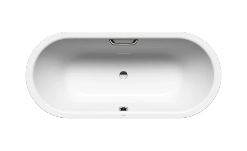 Kaldewei Ambiente - Classic Duo Oval 113, 170x75 cm, ar rokturu atverēm, pērļu efekts, balta 291410113001