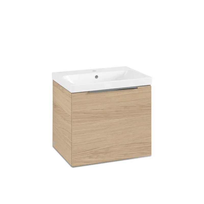 Villeroy & Boch Architectura - skapītis ar izlietni, 55x47x42 cm, 1 atvilktne, Nordic Oak 4A876001SVJ