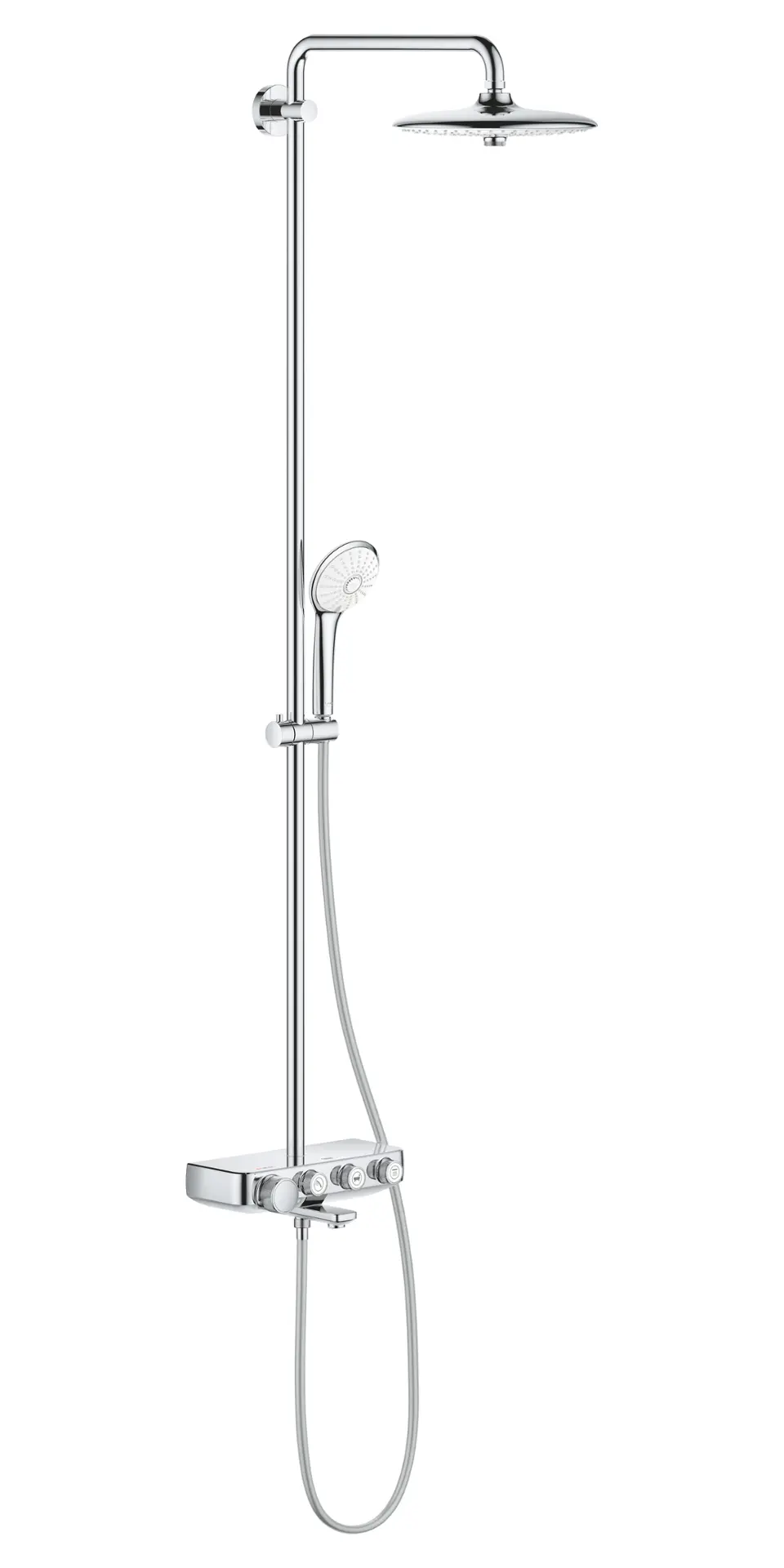 Grohe Euphoria SmartControl - dušas kolonna Mono 260 ar termostata vannas maisītāju, hromēts 26510000