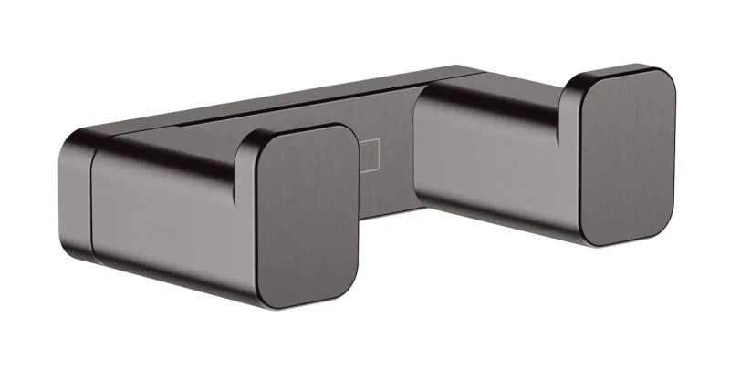 Hansgrohe AddStoris - dubultais āķis, hroms melns birstēts 41755340
