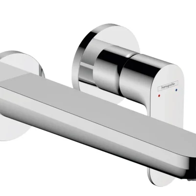 Hansgrohe Rebris S - zemapmetuma izlietnes maisītājs, 2 caurumu montāža, hroms 72528000