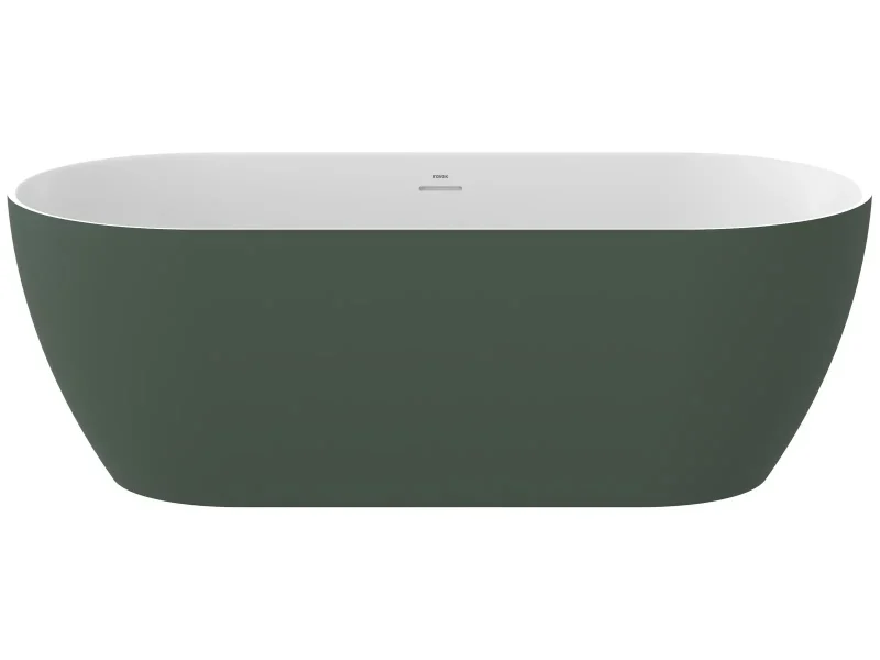 Ravak Freedom O Tec - brīvi stāvoša vanna, 170x77 cm, Grey Green/balts CD11200000