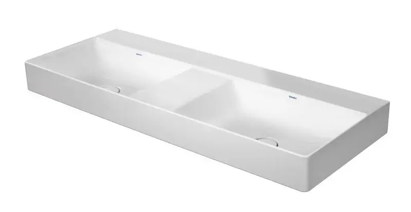 Duravit DuraSquare - mēbeļu dubultā izlietne 120x47 cm, DuraCeram, Alpu balts 2353120079