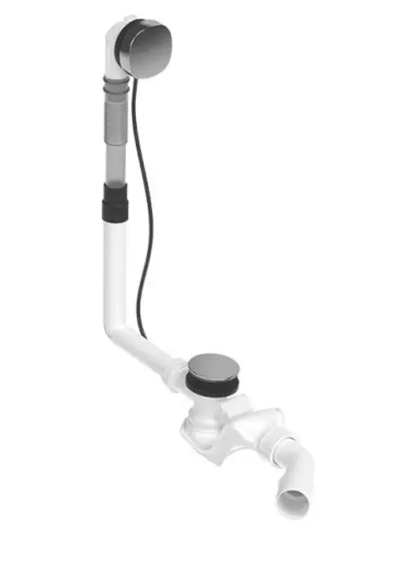 Duravit piederumi - noteces un pārplūdes komplekts, Bowdena trose, hromēts 792200000001000