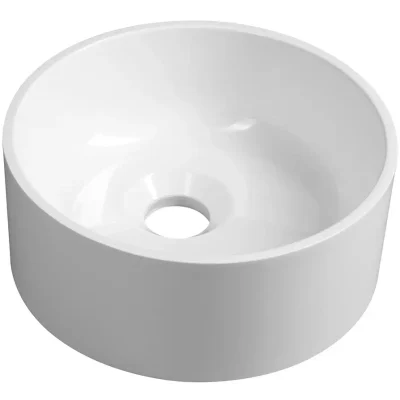 Sapho - uz virsmas uzstādāma rokas izlietne, diametrs 25 cm, bez pārplūdes, balta SA250
