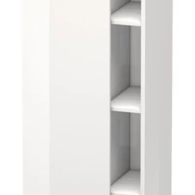 Duravit DuraStyle - augstais skapītis 140x50x36 cm, kreisais, balts spīdīgs DS1239L2222