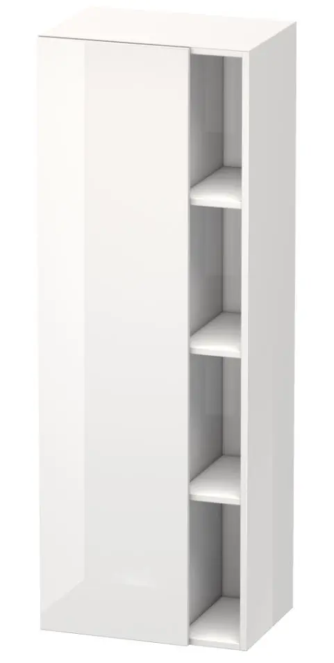 Duravit DuraStyle - augstais skapītis 140x50x36 cm, kreisais, balts spīdīgs DS1239L2222