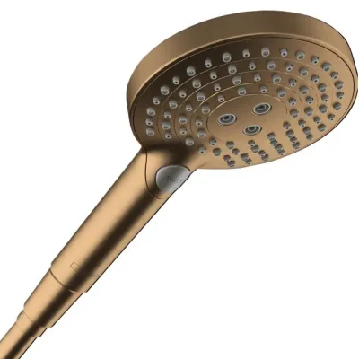 Hansgrohe Raindance Select S - rokas duša, 3 strūklas veidi, EcoSmart, birstēta bronza 26515140