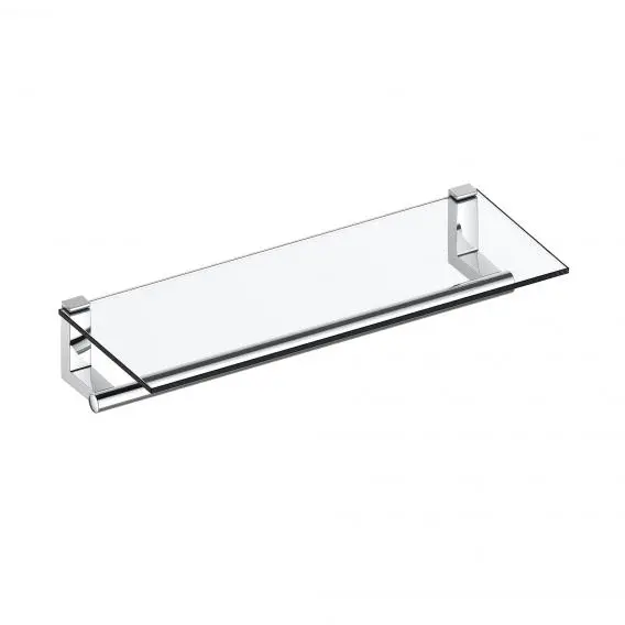 Keuco Plan - plaukts ar dvieļu turētāju, garums 60 cm, hroms/stikls 14975010000