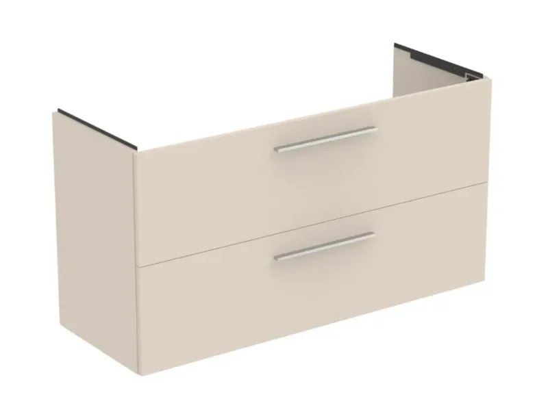 Ideal Standard i.Life A - izlietnes apakšskapis, 120x44x63 cm, 2 atvilktnes, matēti smilšu krāsā T5258NF