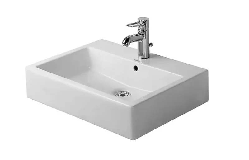 Duravit Vero - uzliekamā izlietne, 60x47 cm, 1 krāna caurums, Alpu balts 0452600000