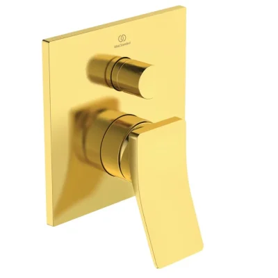 Ideal Standard Conca Tap - zemapmetuma maisītājs, 2 patērētāji, Brushed zelts A7374A2