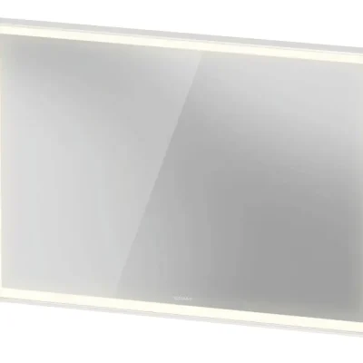 Duravit L-Cube - spogulis ar LED apgaismojumu, 100x67 cm, pieskāriena sensors, matēti balts LC7382018180100