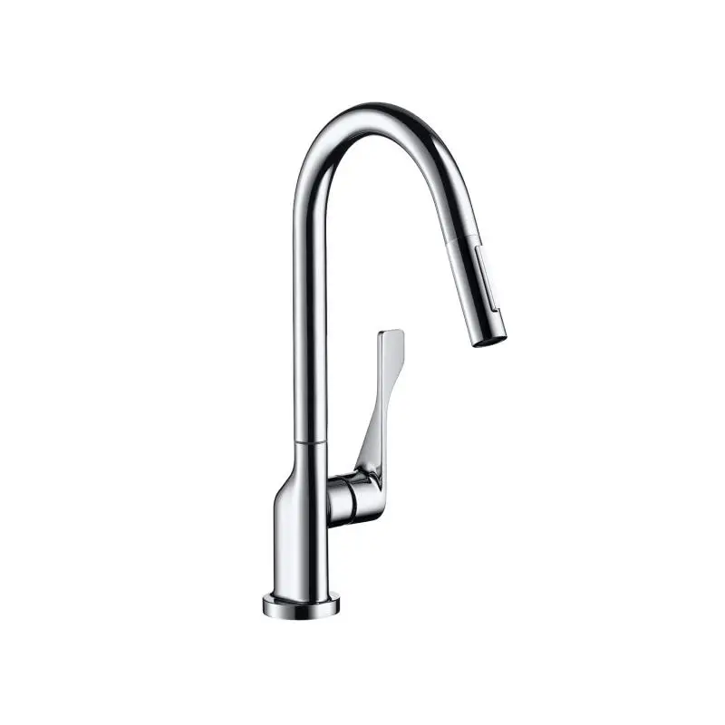 Axor Citterio - virtuves izlietnes maisītājs ar izvelkamu trauku dušu, hroms 39835000
