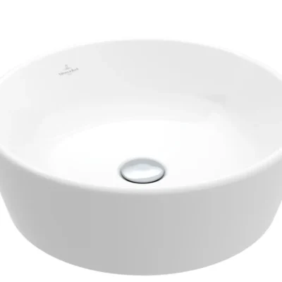 Villeroy & Boch Architectura - uzliekamā izlietne, diametrs 45 cm, bez pārplūdes, alpinbalta 5A254601