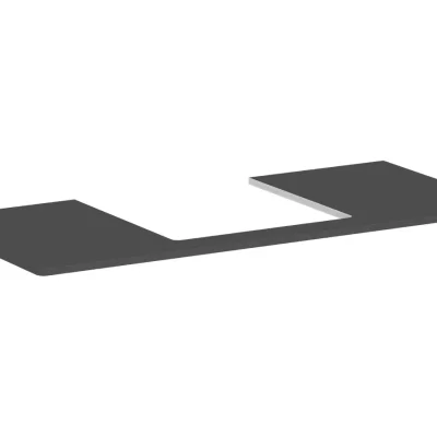 Hansgrohe Xelu Q - izlietnes virsma, 118x55 cm, izgriezums vidū, pelēka matēta 54096910