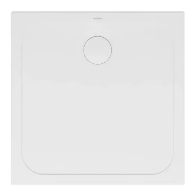 Villeroy & Boch Lifetime Plus - dušas paliktnis, 80x80 cm, pret slīdēšanu, Alpu balts 6223B301