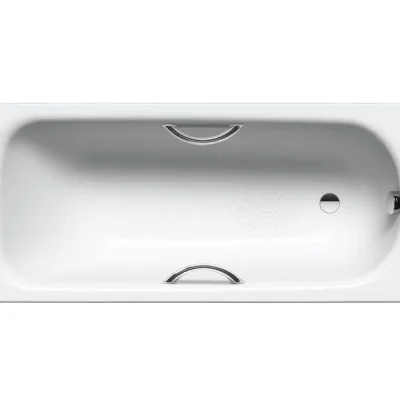 Kaldewei Advantage - Vanna Saniform Star 338, 175x75 cm, ar rokturu caurumiem, neslīdoša, pērļu efekts, balta 133830003001