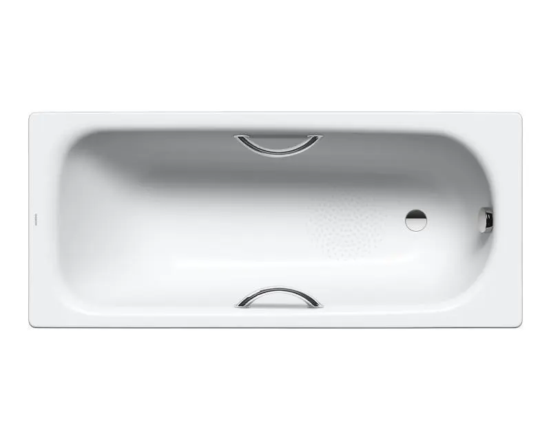 Kaldewei Advantage - Vanna Saniform Star 338, 175x75 cm, ar rokturu caurumiem, neslīdoša, pērļu efekts, balta 133830003001
