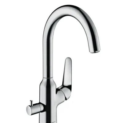 Hansgrohe Focus M42 - virtuves izlietnes maisītājs M424-H220, ar noslēgvārstu, hromēts 71803000