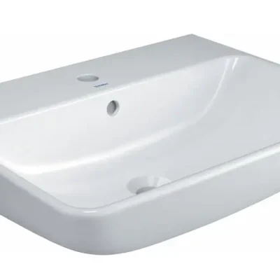 Duravit ME by Starck - izlietne 60x46 cm, ar 1 krāna caurumu, Alpu balts 2335600000