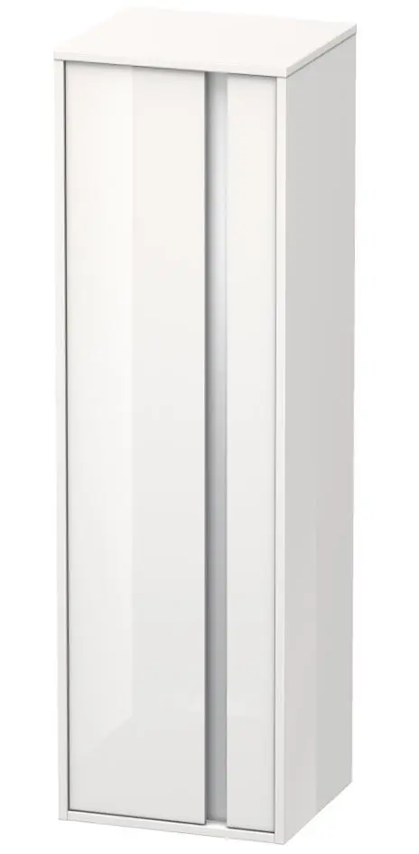 Duravit Ketho - augstais skapis 132x40x36 cm, pa kreisi, balts spīdīgs KT1257L2222