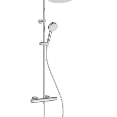 Ideal Standard Ceratherm T25N - dušas komplekts ar termostatu, diametrs 26 cm, 2 strūklas, hroms A8520AA