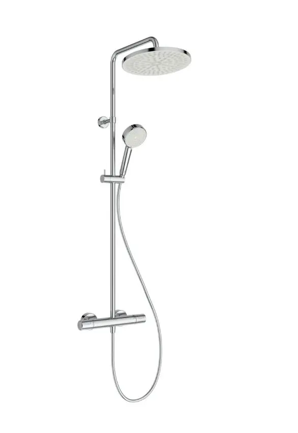 Ideal Standard Ceratherm T25N - dušas komplekts ar termostatu, diametrs 26 cm, 2 strūklas, hroms A8520AA