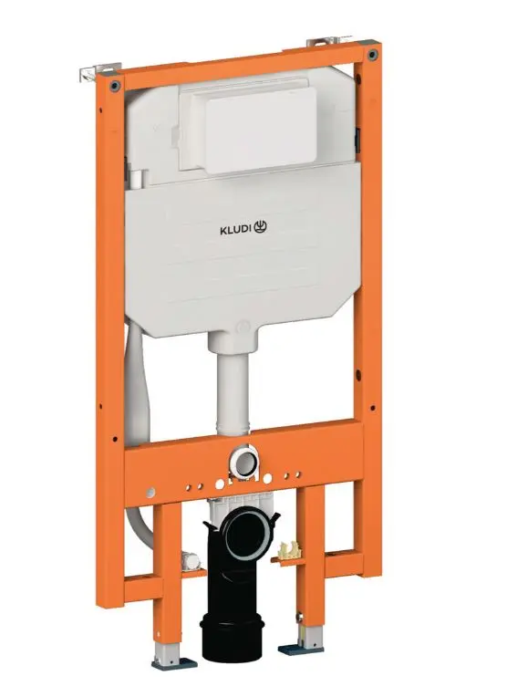 Kludi Unifix - priekšsienas elements sienas WC, elektrības pieslēgums, augstums 112 cm 79202