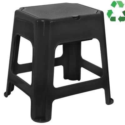 Aqualine Accessoires - vannas istabas ķeblītis ar plauktu, melns 90902B