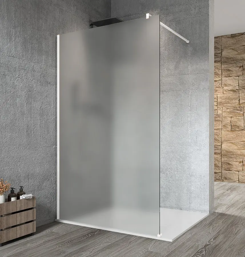 Gelco Vario - Walk-In dušas siena, 100 cm, Coated Glass, balta/matēts stikls GX1410GX1015