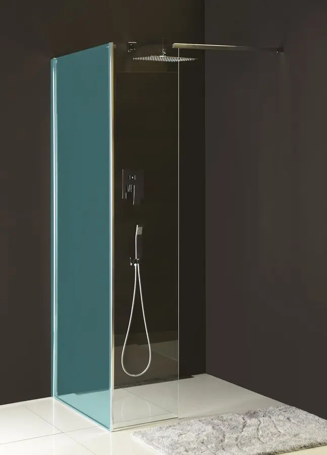 Polysan Modular Shower - fiksēts papildu stikla elements MS2, 100 cm, kreisais, montāžai pie MS2 moduļa dušas sienas, caurspīdīgs stikls MS2B-100L