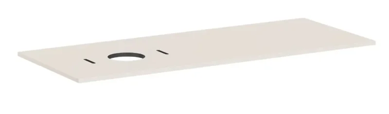 Hansgrohe Xilesa E - izlietnes plātne, 138x55 cm, izgriezums kreisajā pusē, smilškrāsas matēta 54278780