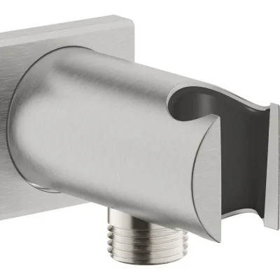 Grohe Rainshower - sienas pieslēguma līkums ar turētāju, supersteel 26659DC0