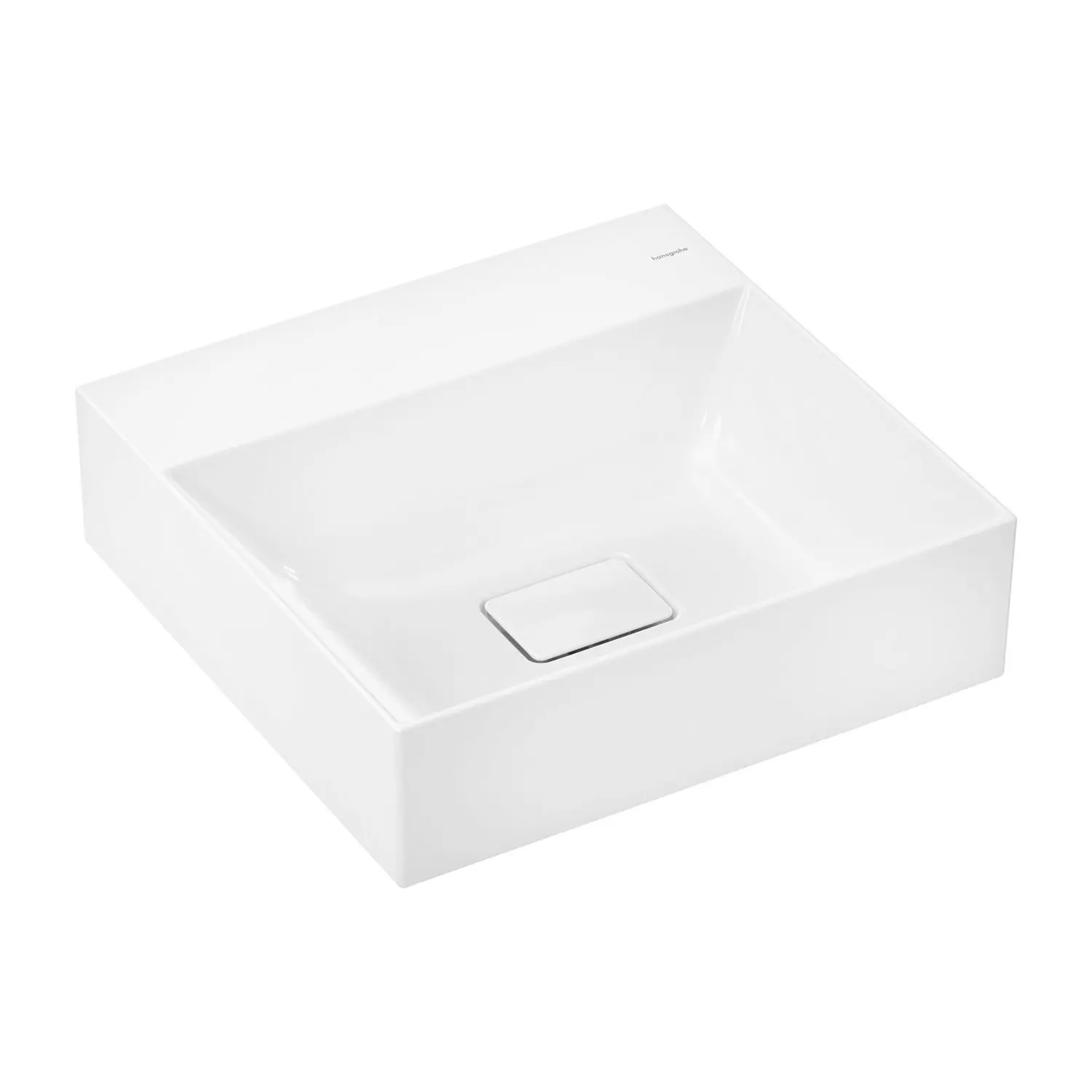 Hansgrohe Xevolos E - roku mazgājamā izlietne 50x48 cm, bez pārplūdes, bez krāna cauruma, SmartClean, balta 61089450