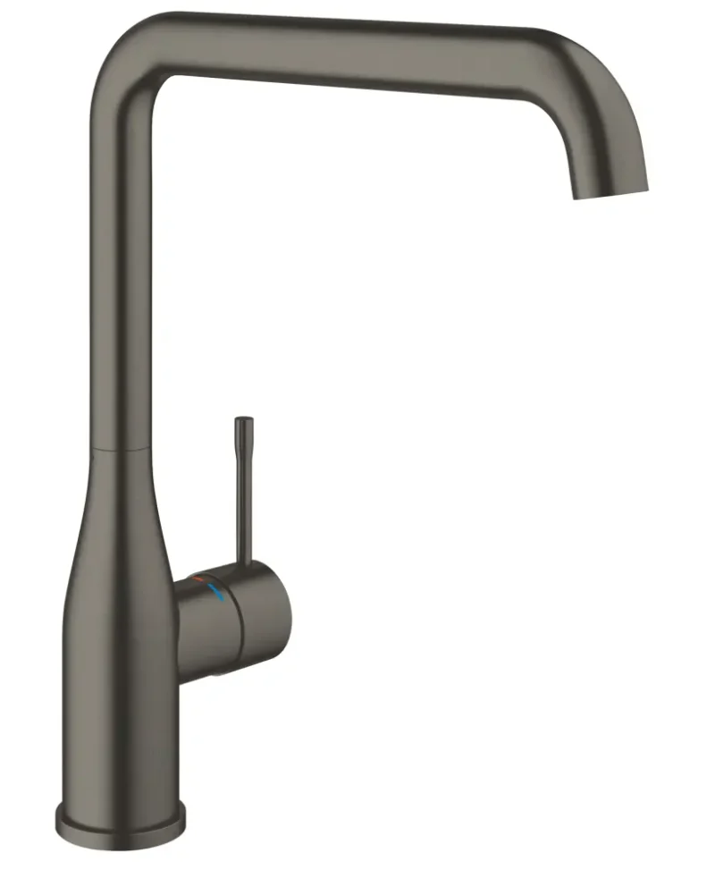 Grohe Essence - virtuves izlietnes vienas sviras maisītājs, Hard Graphite birstēts 30269AL0