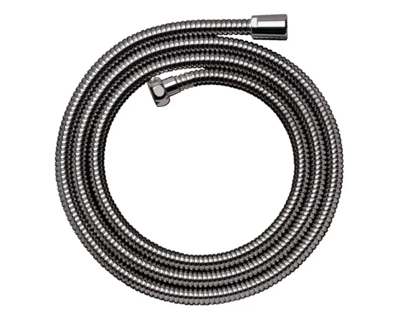 Hansgrohe dušas šļūtenes - metāla dušas šļūtene Secuflex 4 caurumu maisītājam vannas malai vai vannas pamatnei, 2 m, hroms 94148000