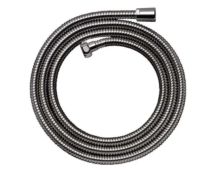 Hansgrohe dušas šļūtenes - metāla dušas šļūtene Secuflex 4 caurumu maisītājam vannas malai vai vannas pamatnei, 2 m, hroms 94148000