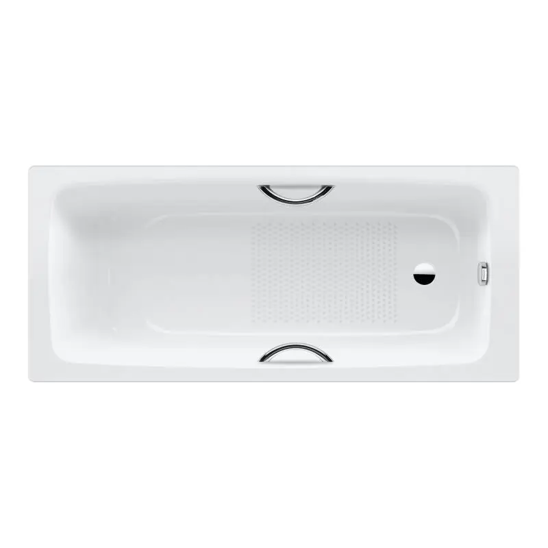Kaldewei Advantage - Taisnstūra vanna Cayono Star 756, 170x75 cm, ar rokturu atverēm, pērļu efekts, balta 275600013001