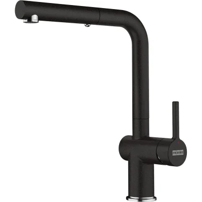 Franke Active New - virtuves izlietnes maisītājs FN 6110.071, ar izvelkamu dušu, Onyx 115.0653.384