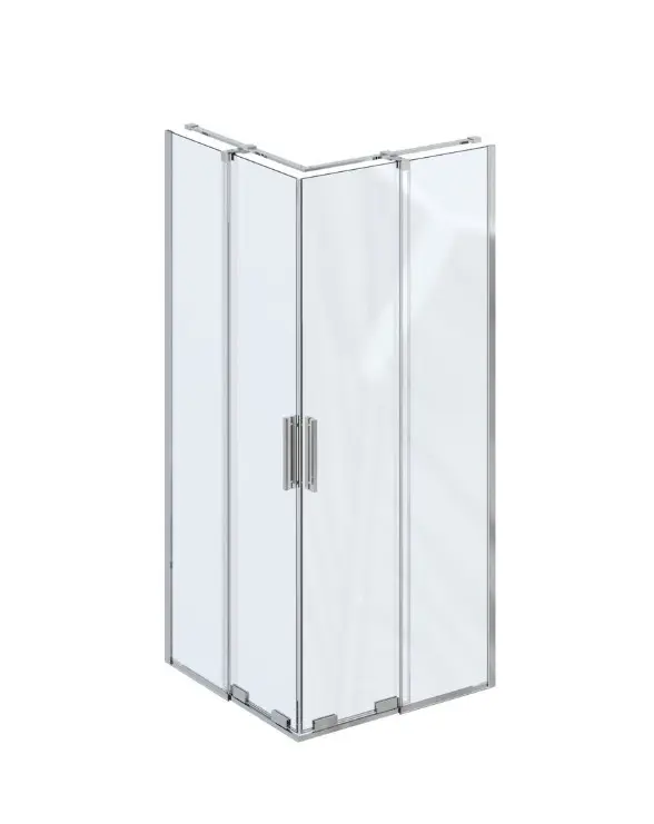 Ravak Roll - dušas kabīne 80x80 cm, hroms/caurspīdīgs stikls X14V40C00Z1