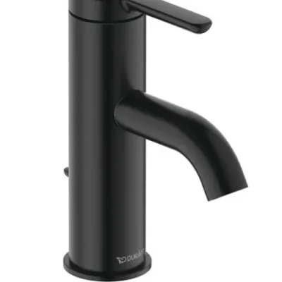 Duravit C.1 - izlietnes maisītājs ar izteku, matēti melns C11010001046