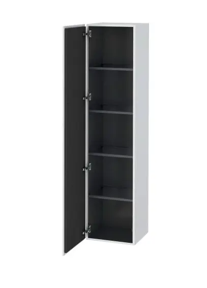 Duravit L-Cube - augstais skapis 176x40x36 cm, eņģes kreisajā pusē, balts matēts LC1180L1818