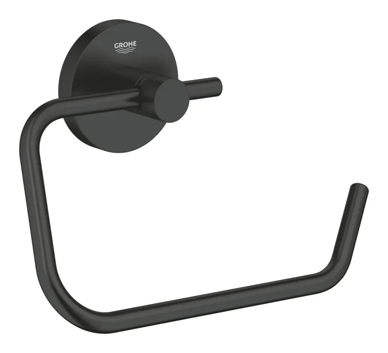 Grohe QuickFix Start - tualetes papīra turētājs, matēti melns 412002430