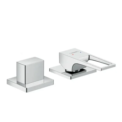Hansgrohe Metropol - 2 caurumu vannas vienas sviras maisītājs vannas malai, hroms 74548000