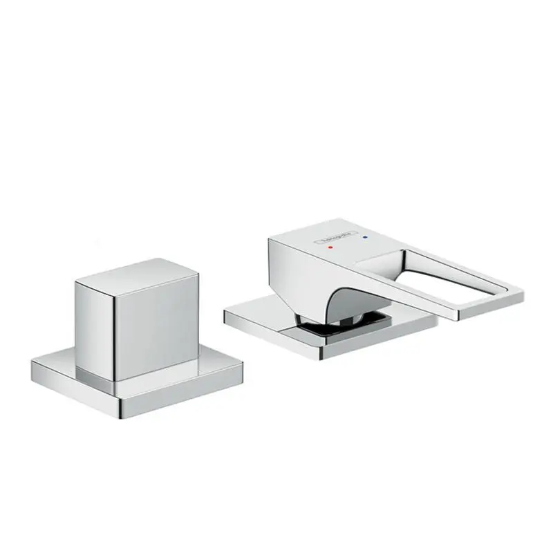 Hansgrohe Metropol - 2 caurumu vannas vienas sviras maisītājs vannas malai, hroms 74548000
