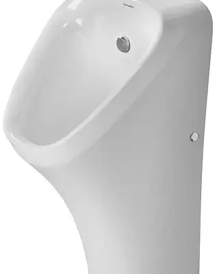 Duravit DuraStyle - Absaug-urīns Dry, horizontāla notece, bez apmales, ar HygieneGlaze, balts 28063000001