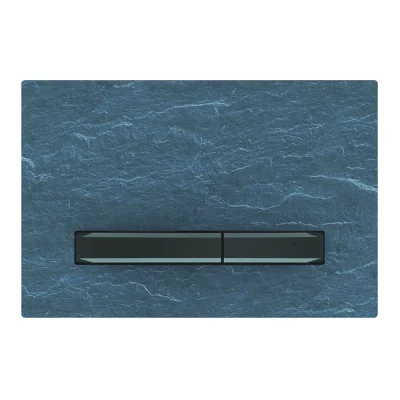 Geberit Sigma50 - vadības plate, 2 daudzumu skalošana, šīferis Mustang/hroms melns 115.671.JM.2